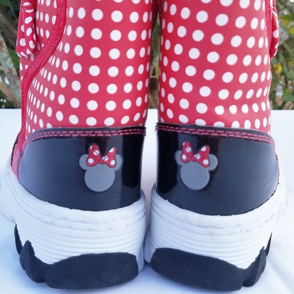 Disney Minnie Mouse Girls Boots NWT - Picture 3 of 4